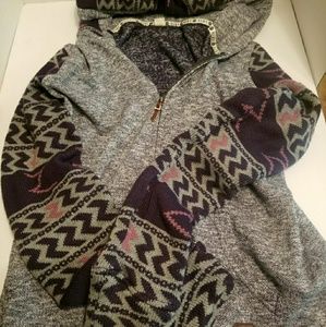 ROXY Women's Jrs Grey Knit Hooded L/S